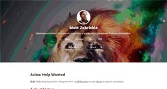 Desktop Screenshot of mattzabriskie.com