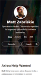 Mobile Screenshot of mattzabriskie.com